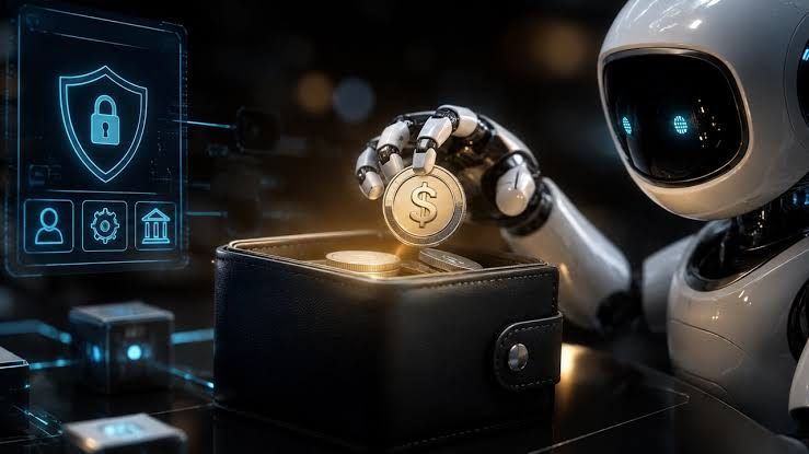 AI agent uses a secure crypto wallet to make automated payments between digital services